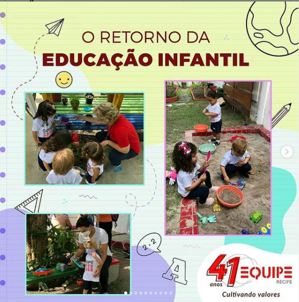 O retorno da Educação Infantil.