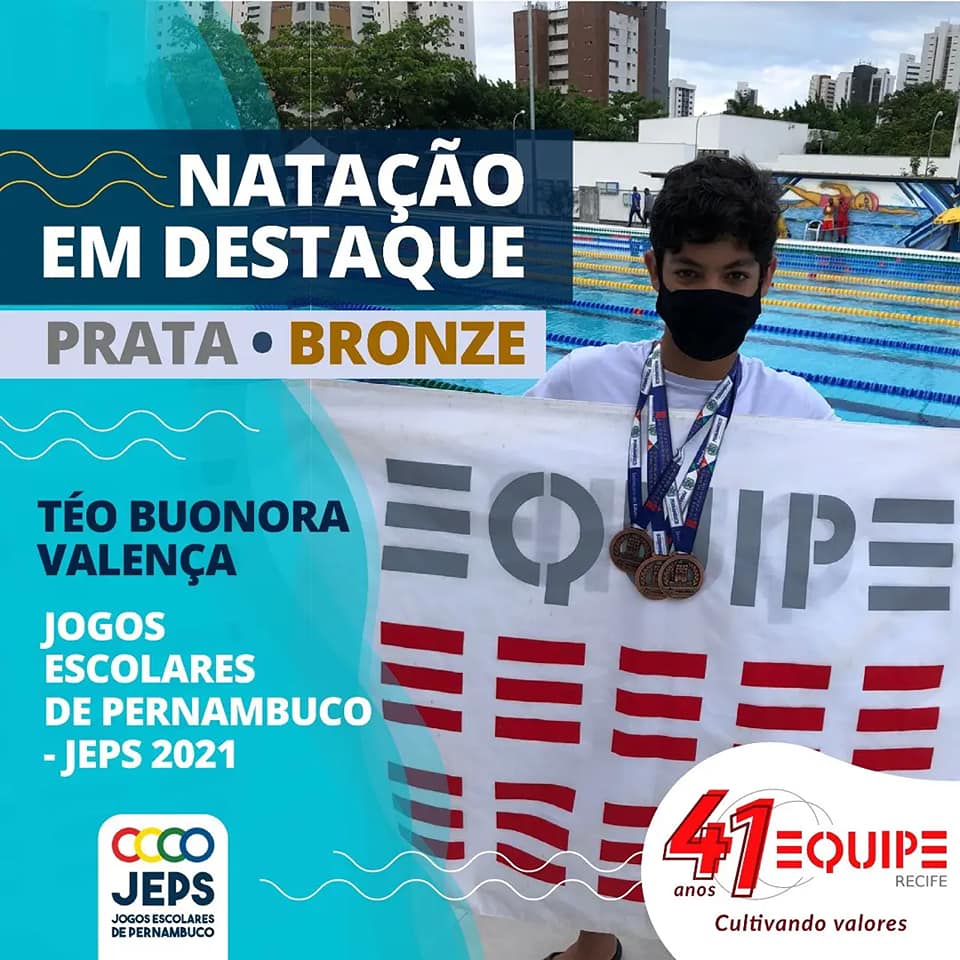 Natação em destaque É Prata! É Bronze!