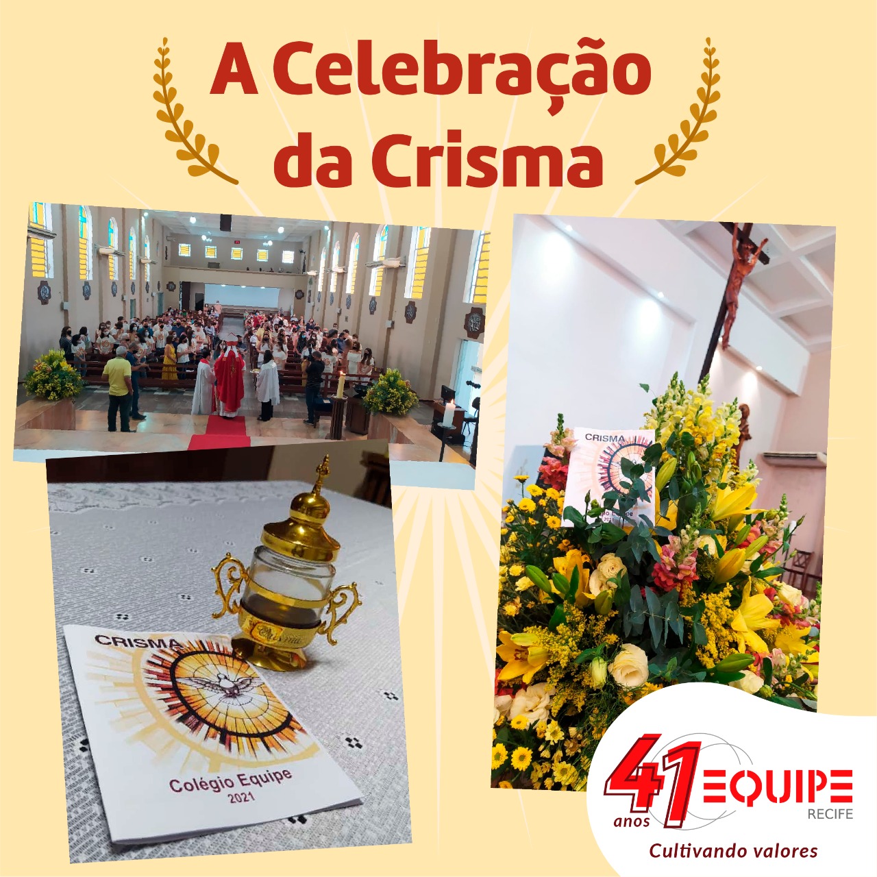 A Celebração da Crisma