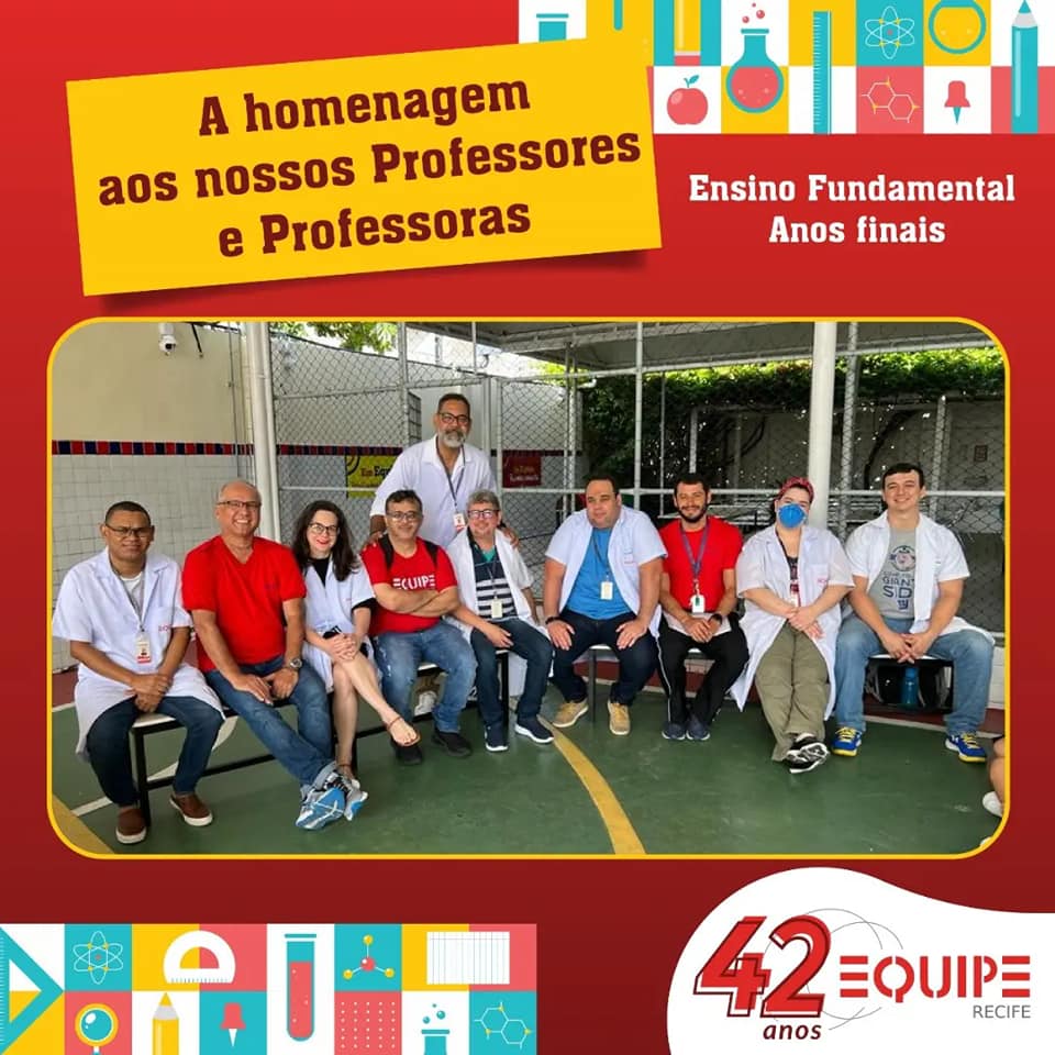 A homenagem aos nossos Professores e Professoras. Ensino Fundamental Anos finais.