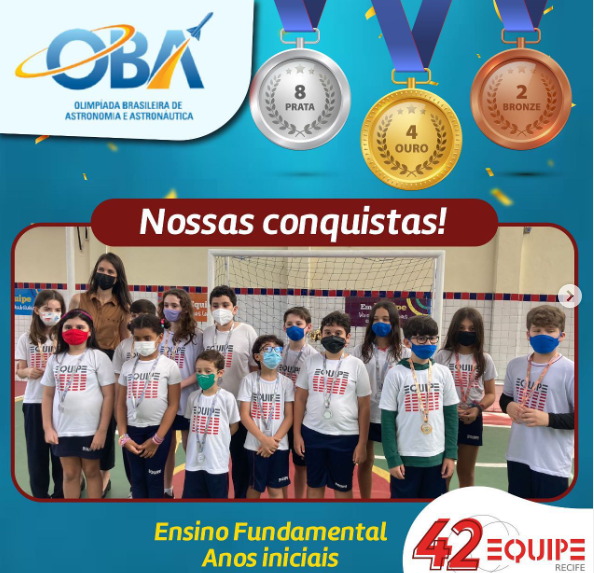 Olimpíada Brasileira de Astronomia e Astronáutica Ensino Fundamental Anos iniciais.