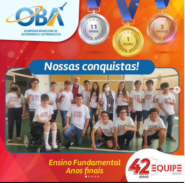 Olimpíada Brasileira de Astronomia e Astronáutica. Ensino Fundamental Anos finais.