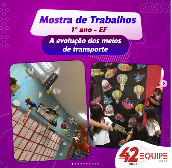 Mostra de Trabalhos 1° ano - Ensino Fundamental.