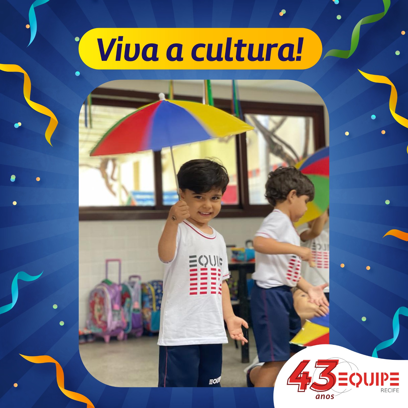 Viva a cultura! O Nível 1 está vivenciando esta época tão empolgante da cultura pernambucana. É Carnaval! É frevo!