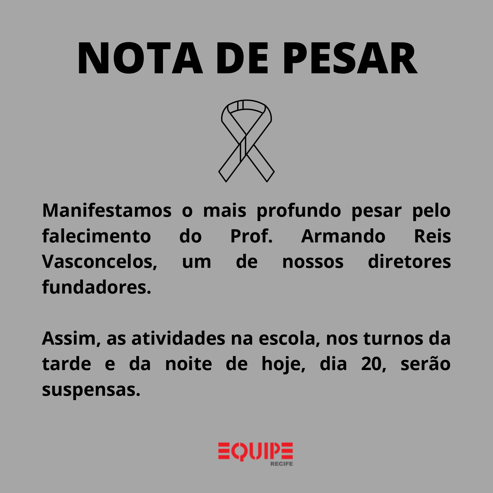Nota de Pesar