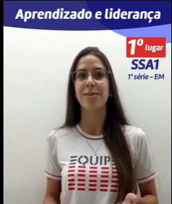 SSA1/UPE-Giovanna, 1° lugar, não esperava ficar na liderança, mas fala sobre sua dedicação e rotina.