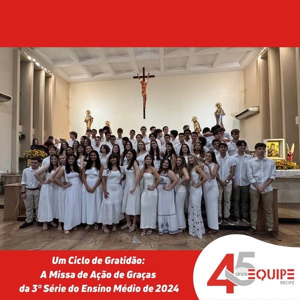 Um Ciclo de Gratidão: A Missão de Ação de Graças da 3ª série do Ensino Médio de 2024.