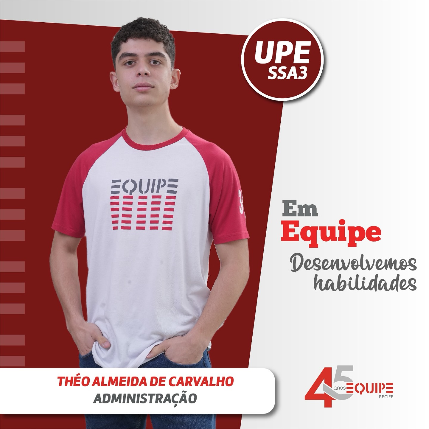 UPE SSA-3. Théo Almeida de Carvalho. Administração.