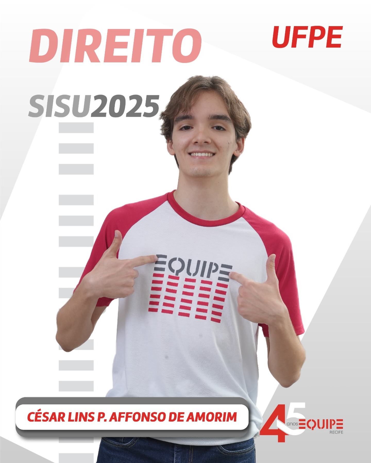 Direito - UFPE - SISU 2025. César Lins P. Affonso de Amorim.