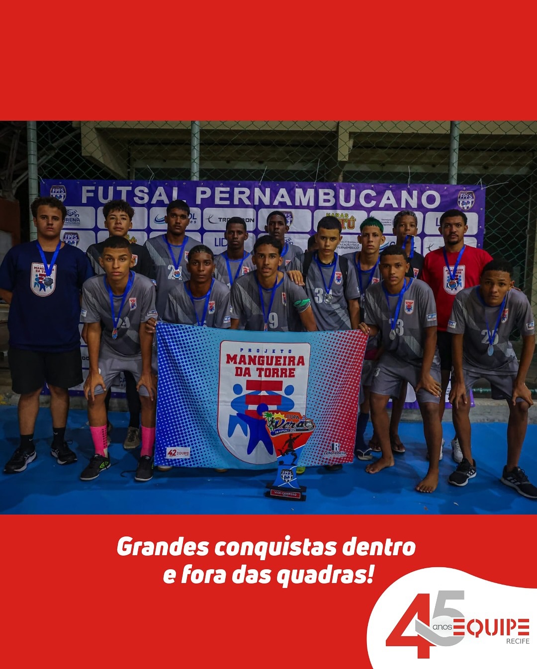 Grandes conquistas dentro e fora das quadras!