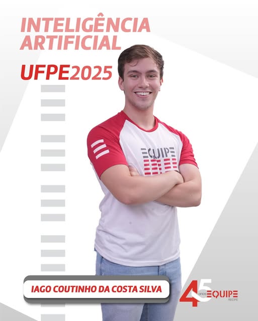 Inteligência Artificial - UFPE 2025. Iago Coutinho da Costa.