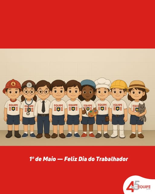 1º de Maio — Feliz Dia do Trabalhador!