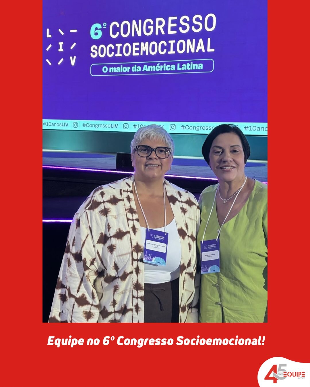 Equipe no 6º Congresso Socioemocional