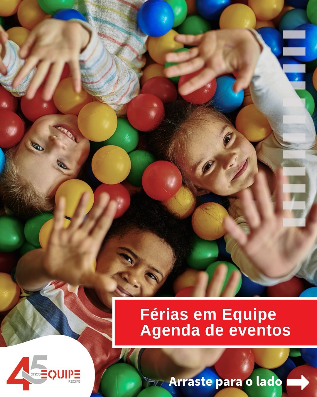 Férias em Equipe - Agenda de eventos.